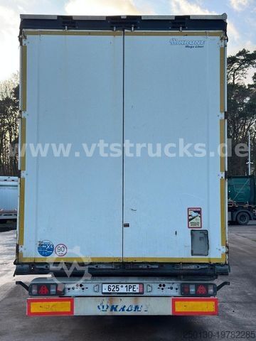 Naczepa otwarta z plandeką KRONE SD Pritsche + Plane Edscha-Verdeck Mega