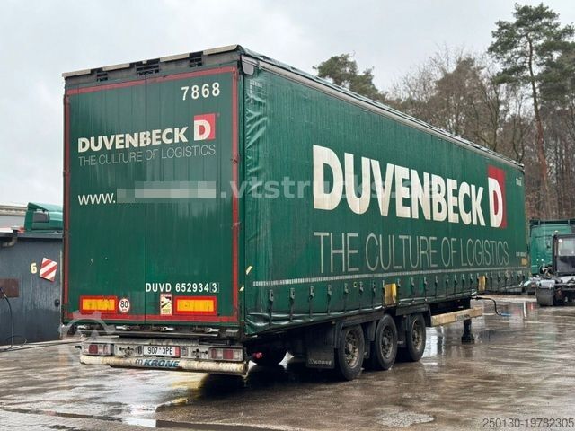 Open oplegger met zeil KRONE SD Pritsche + Plane Edscha-Verdeck Mega