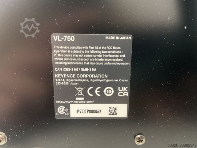 μηχανή μέτρησης συντεταγμένων KEYENCE VL-700 ready to use incl. software, laptop