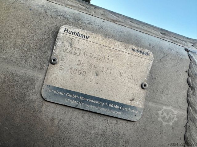 Remorque benne trilibérale HUMBAUR HTK 115024 Tandem Dreiseitenkipper Rampen