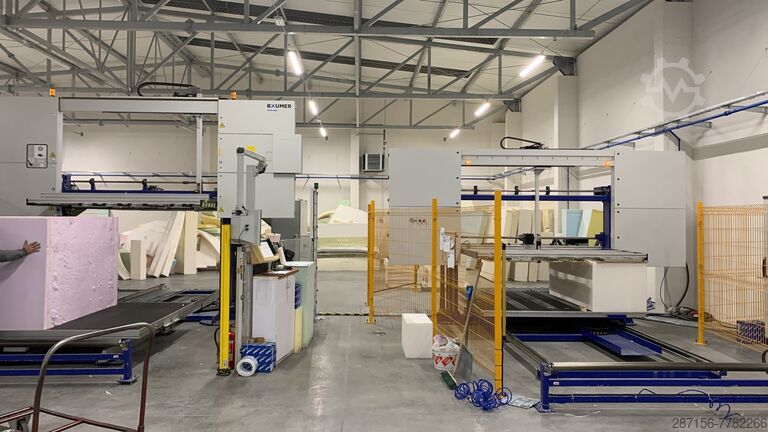 Μηχανή κοπής για αφρό πολυουρεθάνης Straszyński Kołodziejczyk Pionowy RV2100/2500 poziomy SK3500