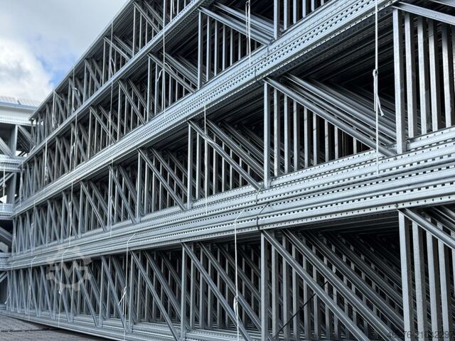 Hochregallager Palettenregalständer SSI Schäfer PR600 P215 14.100 x1.050 mm