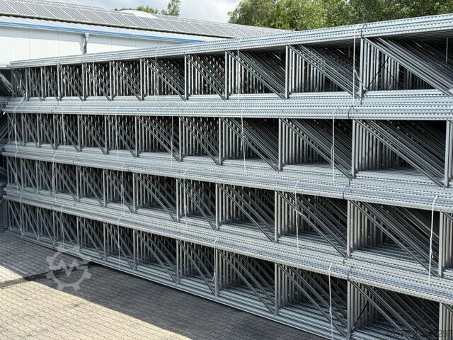 Hochregallager Palettenregalständer SSI Schäfer PR600 P215 14.100 x1.050 mm