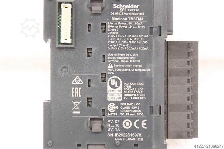 PLC styrning Schneider Electric Modicon TM3TM3