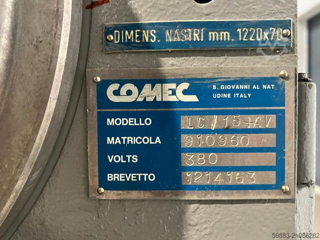 Kantenbandschuurmachine Comec LC/15AV