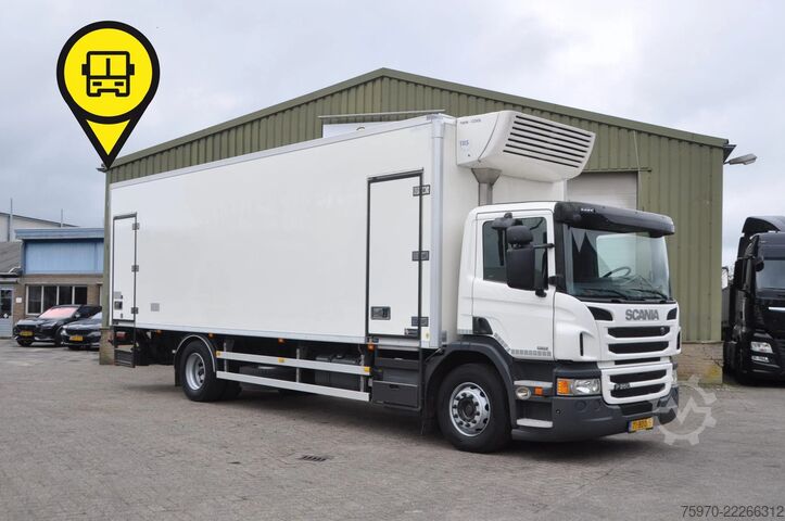 Transporte refrigerado/congelado Scania P250 ECF BOX + TRS TWIN-COOL + DHOLLANDIA