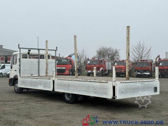 Vrachtauto met open laadbak MAN 8.163 Lange Pritsche 7.10m 3 Sitzer Nur 217TKM