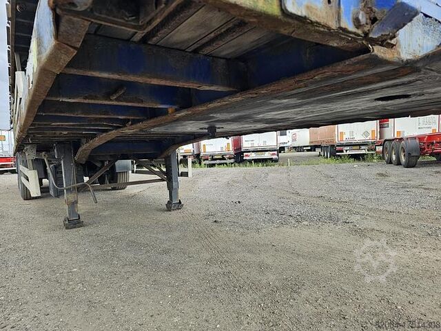Flatbed PACTON 3 AXLE FLATBED TRAILER BPW DRUM