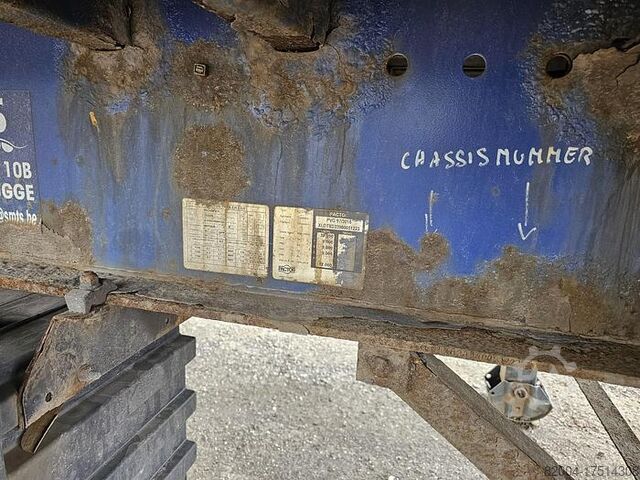 Flatbed PACTON 3 AXLE FLATBED TRAILER BPW DRUM