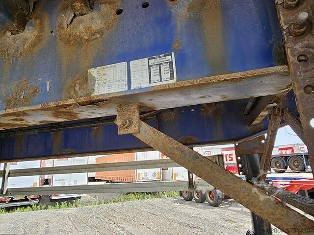 Flatbed PACTON 3 AXLE FLATBED TRAILER BPW DRUM