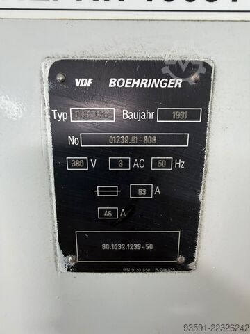 Esztergapad (középpontos) VDF Boehringer DUE 630
