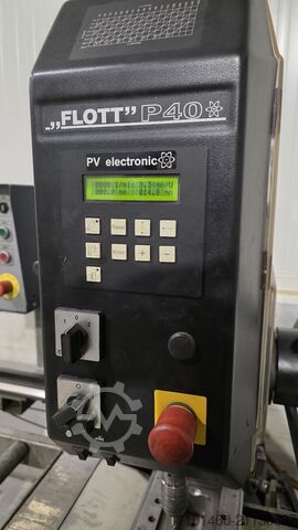 Línea de perforación automática XYZ con mesa de alimentación Flott P40 ST FB dofra x y table