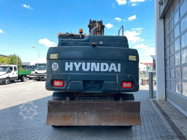 Gravemaskine på hjul Hyundai HW 180 / 6.102h / Tieflöffel / OQ70/55 / Klima