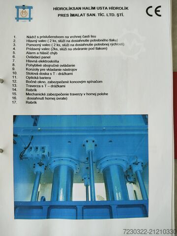 Prasa hydrauliczna Hidroliksan H1000