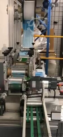 Máquina de fabricação de máscaras médicas BCAMCNC AUTOMATIC FACE MASK MACHNIE 1+2