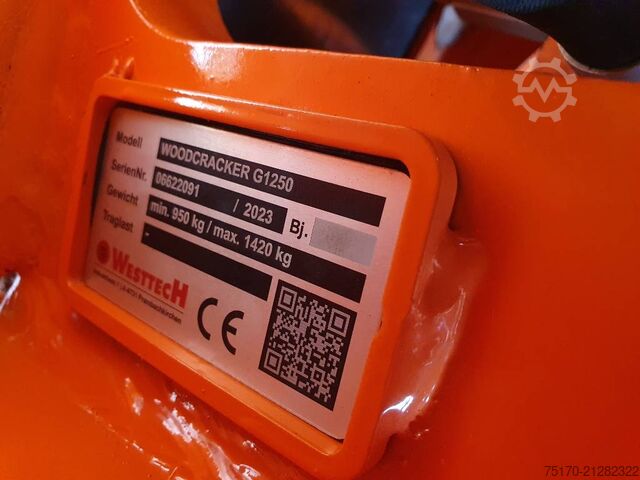Westtech Woodcracker G1250 Kök Tırmığı / Kavrama Kolları OQ65 DEMO Westtech Woodcracker G1250 Roderechen / Greifarme OQ65 DEMO