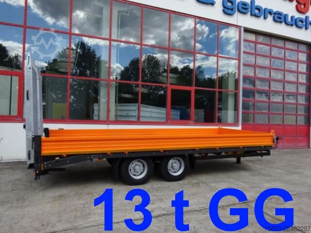 Lavtloader trailer Möslein TTT 13- 6,28 Orange  Neuer Tandemtieflader 13 t GG