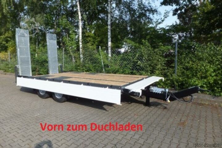 Lavtloader trailer Möslein TTT 13- 6,28 Orange  Neuer Tandemtieflader 13 t GG