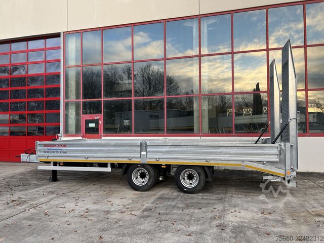 Remorcă cu platformă joasă Möslein TTO 19  19 t Tandemtieflader,Neufahrzeug