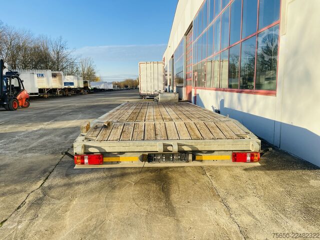 Remorque porte-engins surbaissée Möslein TTS 11 Schwebheim  Tandemtieflader