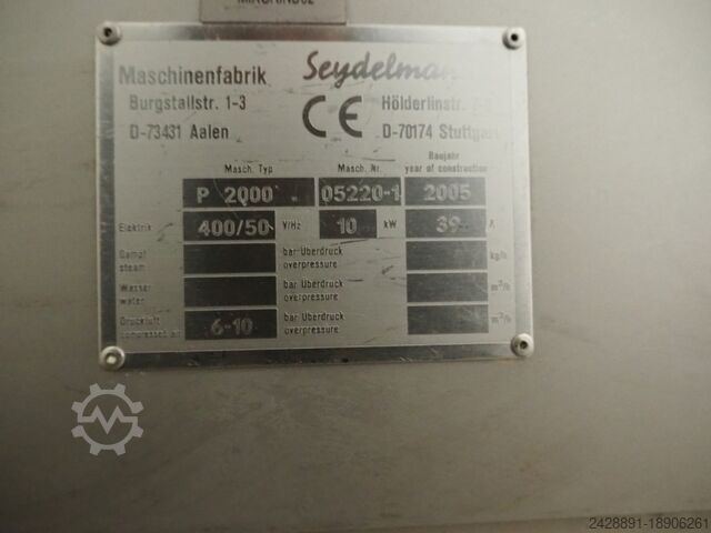 Doppelwellen-Paddelmischer Seydelmann P 2000