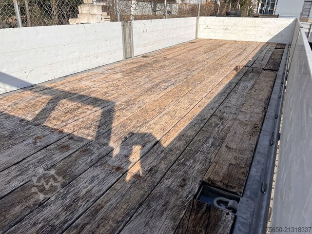 Remorcă deschisă Humbaur HBTZ 137224  14,4 t Tandem- Pritschenanhänger- Tieflader