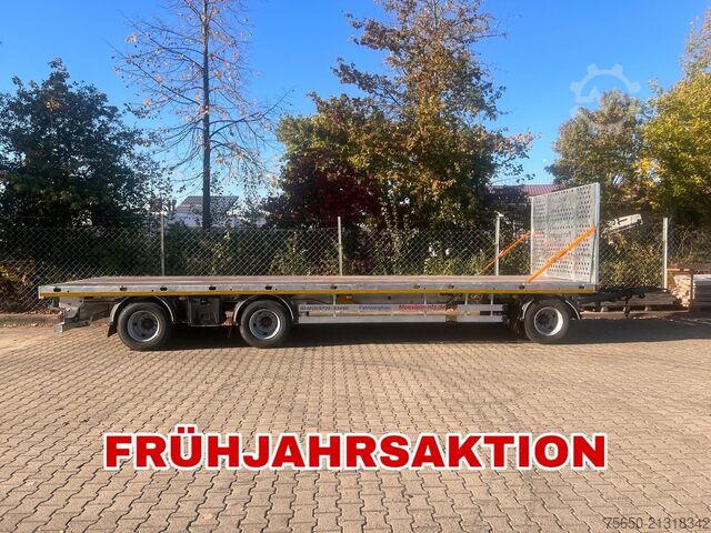 Open aanhangwagen Möslein T 3 Plato 10,5 m  3 Achs Jumbo- Plato- Anhänger 10,50 m, Mega