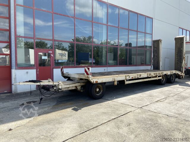 Low loader trailer Müller Mitteltal PT 30  3 Achs Tieflader 9,20 m Ladefläche