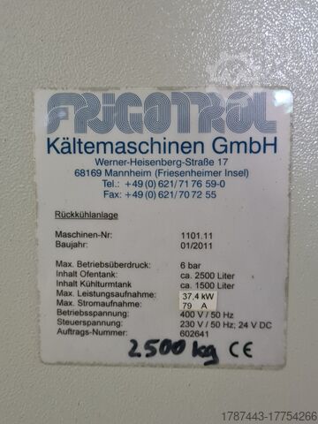 Máquina frigorífica Frigotrol Kältemaschinen 1101.11