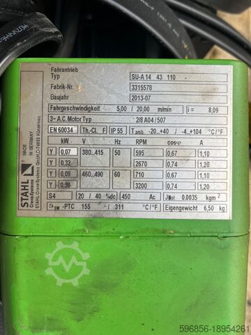 Bovenloopkraan L- 1046cm, 1000kg + lier. Suwnica L-1046cm 1000kg
