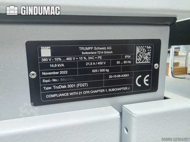 TRUMPF TruMatic 6000-1600 fiber TRUMPF TruMatic 6000-1600 fiber