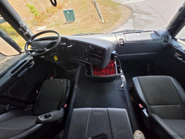 Basculantă cu macara Scania G 400 B 8X4*4 TRIPLE!! KRAAN/KIPPER!!  NL TRUCK!