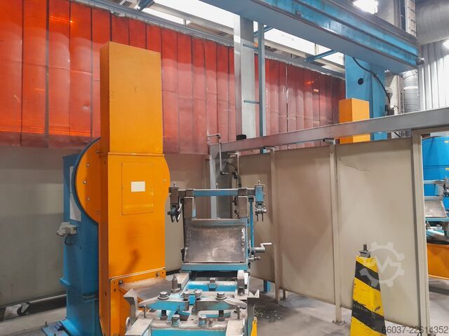 Robot przemysłowy + pozycjoner Cloos Romat 350