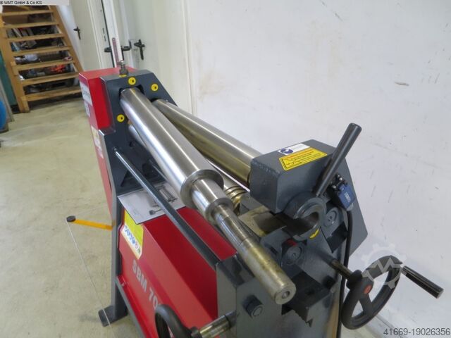 Plaatwerk buigmachine - 3 rollen OSTAS SBM 700 x 95