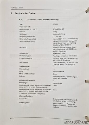 Industrieroboter Yaskawa MH12F-6Ppro / FMB Unirobot