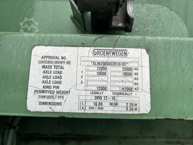 Walizka Groenewegen DRO-12-10 B / City / Box / Loadlift 2000 kg / A...