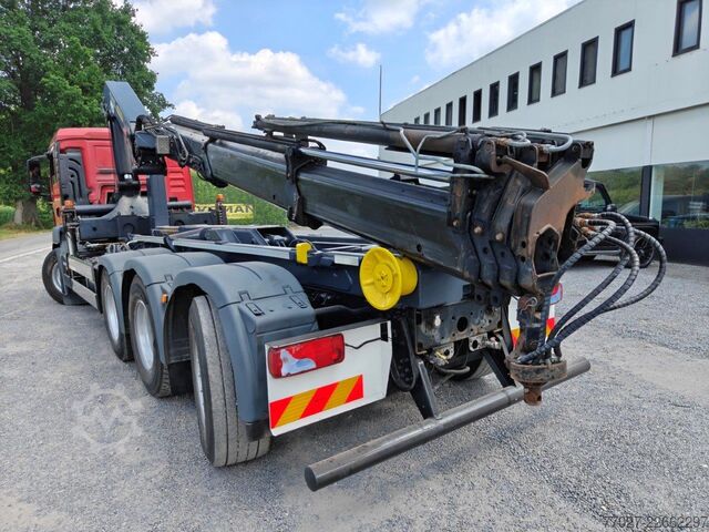 Sistema de braço de gancho MAN TGS 35.440 8x4 tridem Euro6 Containertruck + Pa...