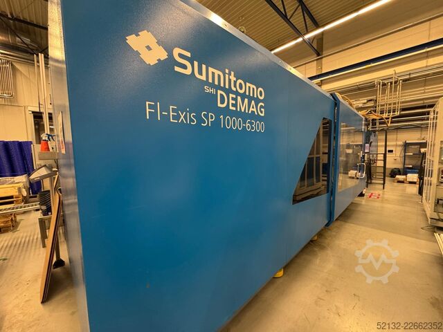 Máquina de moldagem por injeção DEMAG EL Exis SP 1000/1195-6300