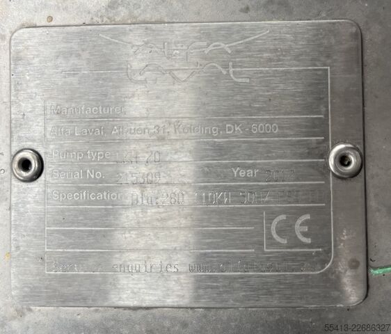 Centrifugaalpomp Alfa Laval LKH 70