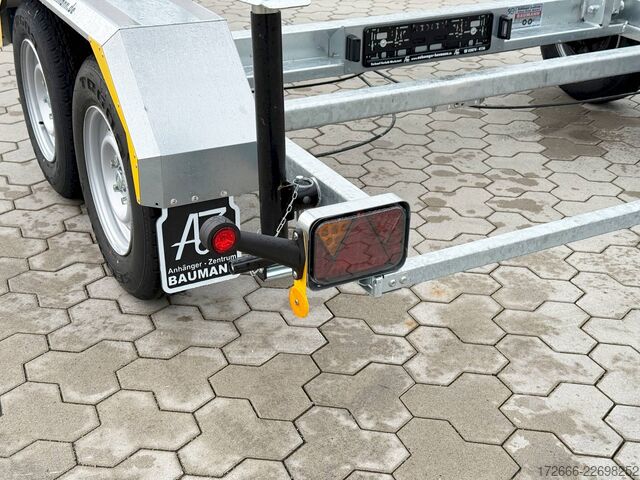 Remolque porta-bobinas de cable Lorries TPB35-4925 | HANDSEILWINDE 280X165CM 3500KG KABELTROMMELANHÄNGER