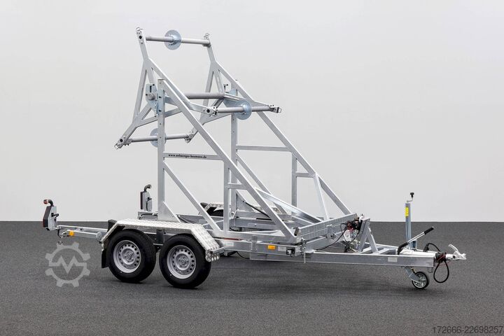  Stedele KTT 35 | E-WINDE | MICROROHRAUFNAHME 330X163CM 3500KG KABELTROMMELANHÄNGER