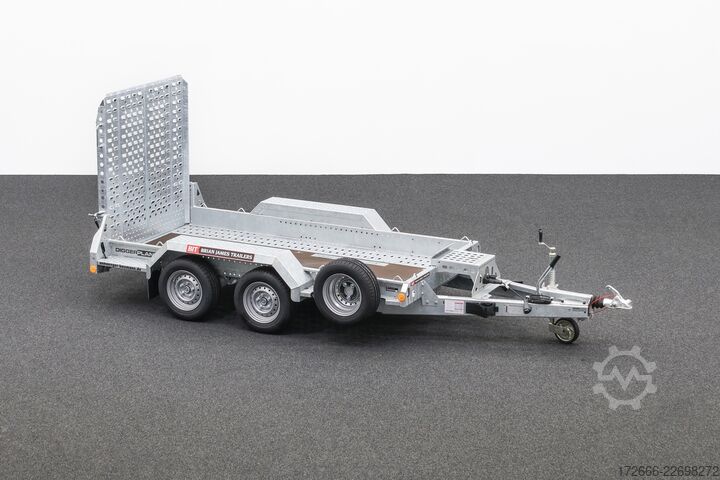 ρυμουλκούμενο βαρέος εξοπλισμού Brian James Trailers DIGGER PLANT 543-2813-27-2-13 | SCHWERLASTRAMPE 280X130CM 2700KG BAUMASCHINENANHÄNGER