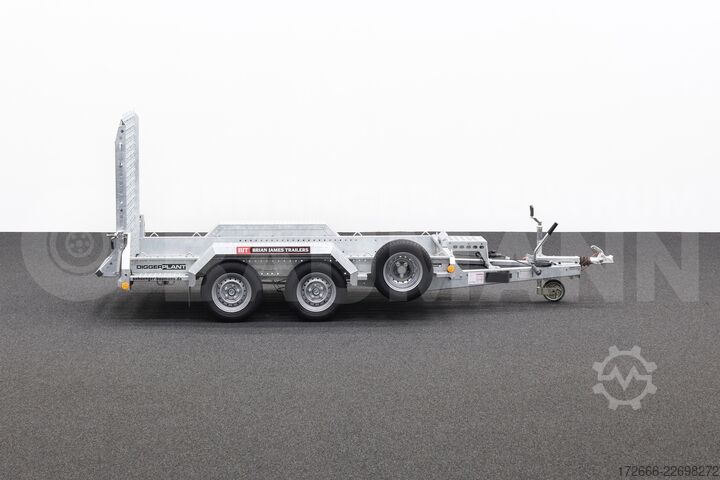 ρυμουλκούμενο βαρέος εξοπλισμού Brian James Trailers DIGGER PLANT 543-2813-27-2-13 | SCHWERLASTRAMPE 280X130CM 2700KG BAUMASCHINENANHÄNGER