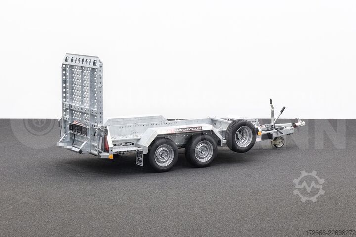 ρυμουλκούμενο βαρέος εξοπλισμού Brian James Trailers DIGGER PLANT 543-2813-27-2-13 | SCHWERLASTRAMPE 280X130CM 2700KG BAUMASCHINENANHÄNGER