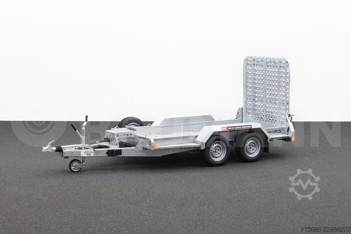 ρυμουλκούμενο βαρέος εξοπλισμού Brian James Trailers DIGGER PLANT 543-2813-27-2-13 | SCHWERLASTRAMPE 280X130CM 2700KG BAUMASCHINENANHÄNGER