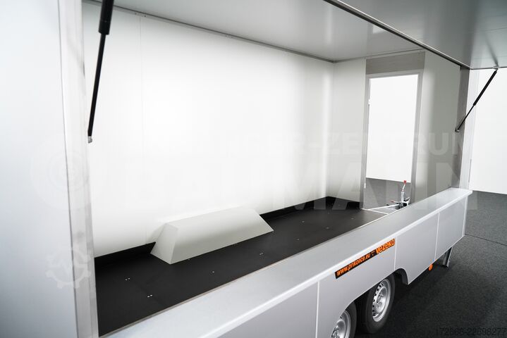 Przyczepa handlowa Vezeko VEA 27.50 PROFI | SILBER 500X200X235CM 2700KG VERKAUFSANHÄNGER