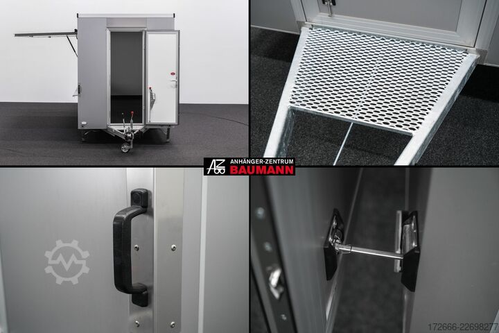 Przyczepa handlowa Vezeko VEA 27.50 PROFI | SILBER 500X200X235CM 2700KG VERKAUFSANHÄNGER