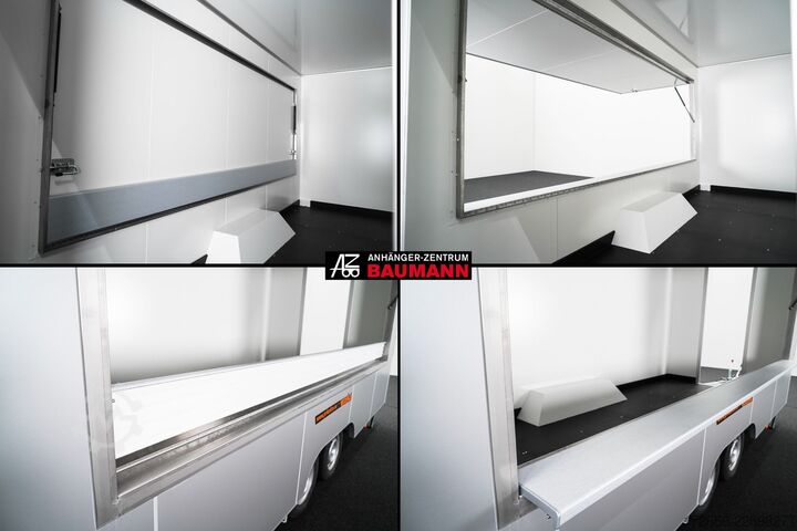 Przyczepa handlowa Vezeko VEA 27.50 PROFI | SILBER 500X200X235CM 2700KG VERKAUFSANHÄNGER