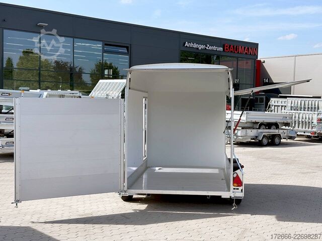Koffer aanhanger Debon CHEVAL LIBERTE DEBON C500 WABENKERN ROADSTER SCHWARZ +SEITENKLAPPE +SEITENTÜR