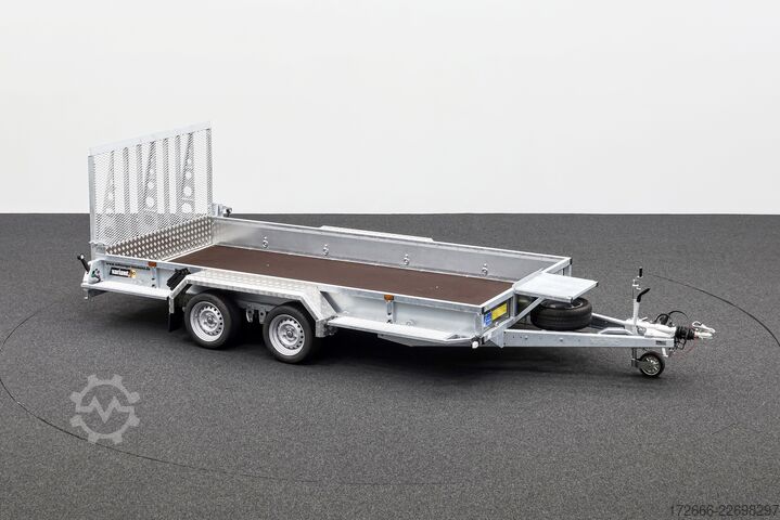 Aanhangwagen voor zwaar materieel Variant 3518 M4 | MAXI LOAD 400X180CM 3500KG BAUMASCHINENANHÄNGER | RAMPE